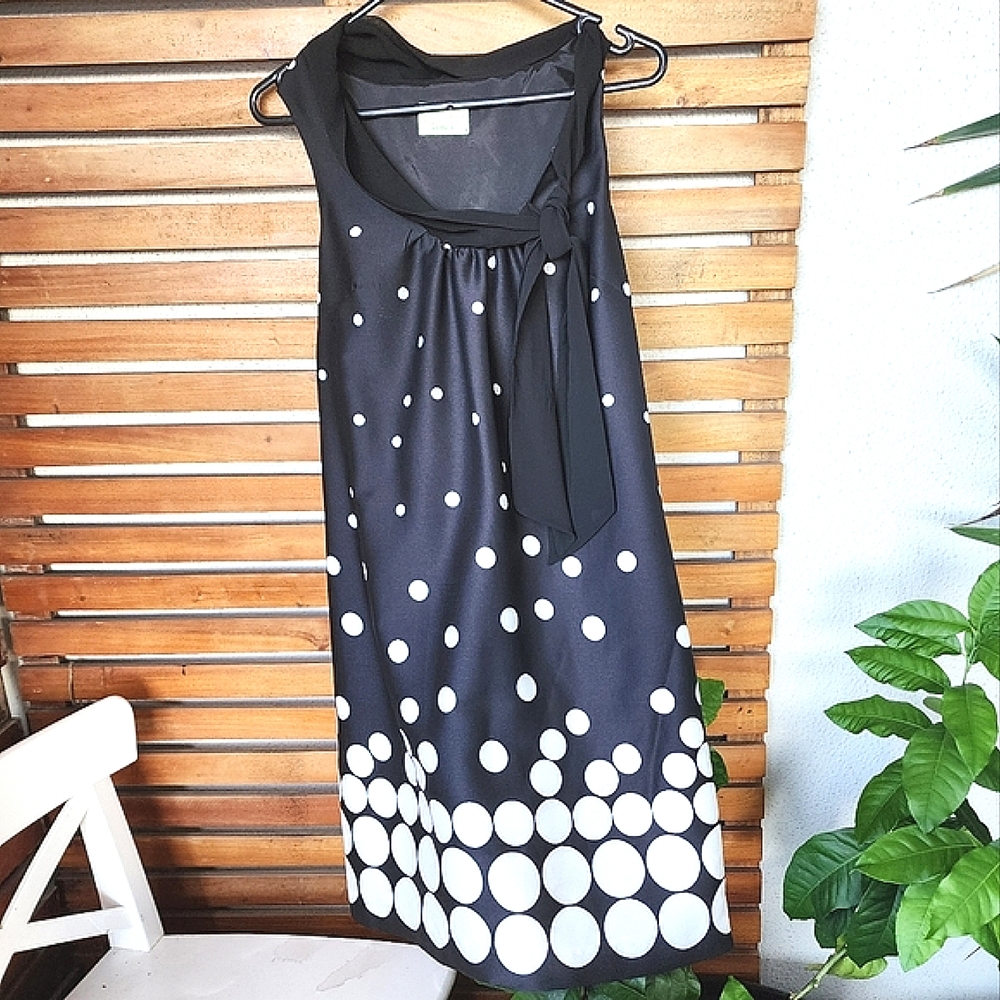 REVIEW midi dress size 8 sleeveless - Picture 4 of 11